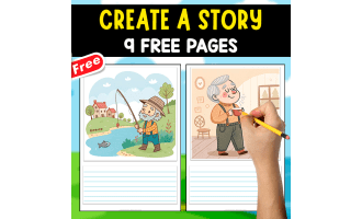 CREATE A STORY | 9 FREE PAGES + PICTURES