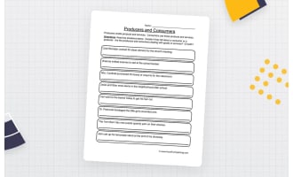 Creating Producers and Consumers Worksheet