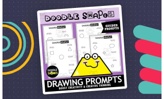 Creative Doodle Shapes Prompts | Fun Drawing Activity