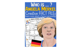 Creative Fact File Worksheets: Who is Angela Merkel