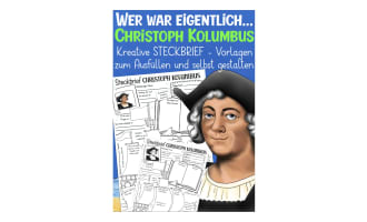 Creative Fact File Worksheets: Who is Christopher Kolumbus (German Version)