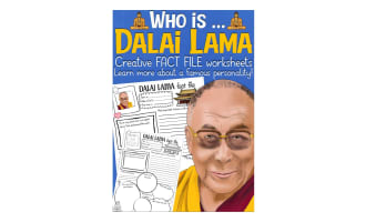 Creative Fact File Worksheets: Who is Dalai Lama?