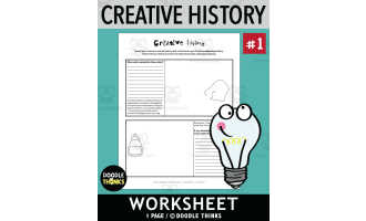 Creative History Drawing and Writing Activity Page