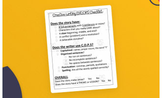 Creative Writing Checklists