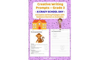 Creative Writing Prompts Grade 3 | A Crazy School Day