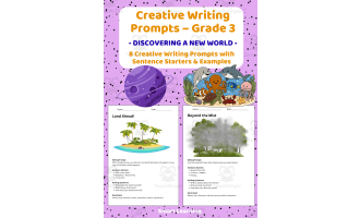 Creative Writing Prompts Grade 3 | Discovering a New World
