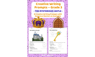 Creative Writing Prompts Grade 3 | The Mysterious Castle