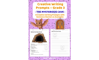 Creative Writing Prompts Grade 3 | The Mysterious Cave