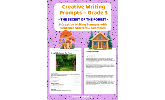 Creative Writing Prompts Grade 3 | The Secret of the Forest
