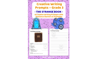 Creative Writing Prompts Grade 3 | The Strange Book