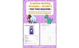 Creative Writing Prompts Grade 3 | The Time Machine