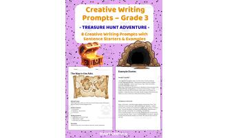 Creative Writing Prompts Grade 3 | Treasure Hunt Adventure