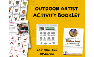 Creativity in Nature! Brownie Outdoor Art Creator Activity Booklet