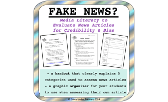 Critical Thinking: Fake News: Media Literacy: Evaluate News Sources