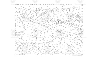 Crocodile Extreme Difficulty Dot-to-Dot / Connect the Dots PDF