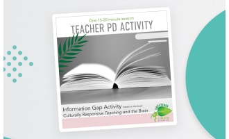 Culturally Responsive Teaching and the Brain Teacher Professional Development