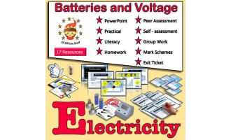 Current Electricity - Batteries and Voltage Fully Resourced Lesson