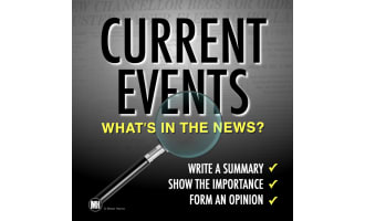 Current Events News Summary Activity