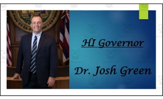 Current Hawaii Governor and Lt. Governor (BIO PPT Bundle)