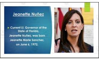 Current Hispanic American Lt. Governors (BIO PPT Bundle)