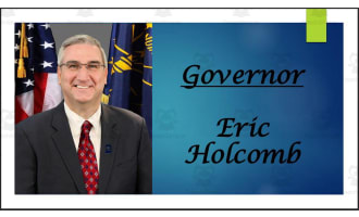 Current Indiana Governor and Lt. Governor (BIO PPT Bundle)