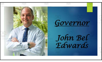 Current Louisiana Governor and Lt. Governor (BIO PPT Bundle)