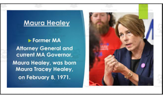 Current Massachusetts Governor, U.S. Senators & Representatives (BIO PPT Bundle)