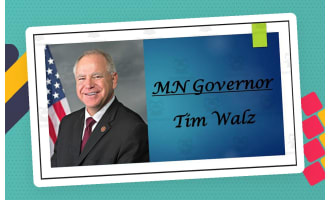 Current Minnesota Governor and Lt. Governor (BIO PPT Bundle)