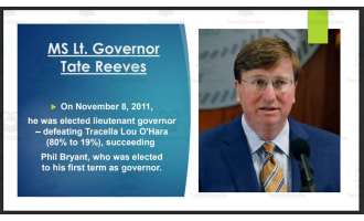 Current Mississippi Governor, U.S. Senators & Representatives (BIO PPT Bundle)