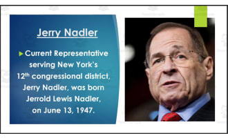 Current New York Senators and Representatives (BIO PPT Bundle)