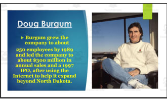 Current North Dakota Governor and Lt. Governor (BIO PPT Bundle)