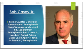 Current PA U.S. Senators and Representatives (BIO PPT Bundle)