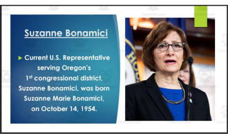 Current U.S. Representatives from Oregon (BIO PPT Bundle)