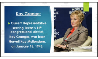 Current U.S. Representatives from Texas (Districts: #11-20) BIO PPT