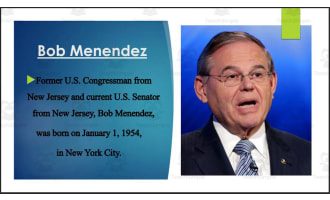Current U.S. Senators & Representatives from New Jersey (BIO PPT Bundle)