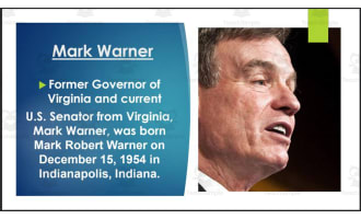 Current U.S. Senators and Representatives from Virginia (BIO PPT Bundle)