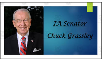 Current U.S. Senators from Iowa (Biography PPT Bundle)