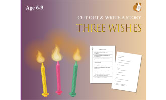 Cut Out And Write The Story Of The Three Wishes (6-9 years)