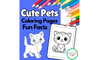 Cute Pets Coloring Pages