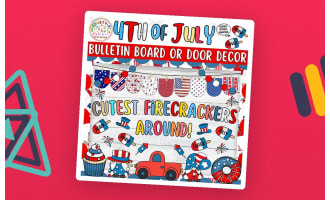 Cutest Firecrackers Around!: 4th of July Bulletin Board or Door Decor