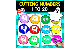 CUTTING NUMBERS 1 TO 20 | GHOST VERSION