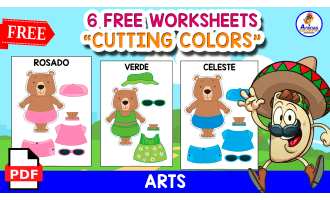 CUTTING THE COLORS IN SPANISH | 6 FREE EXERCISES