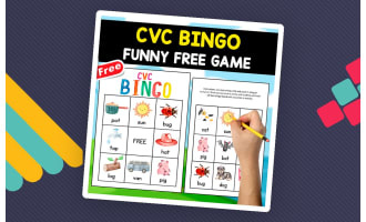 CVC BINGO GAME | PHONICS