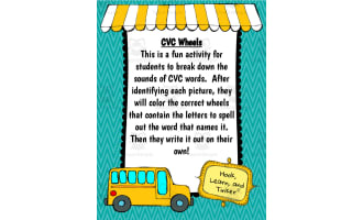 CVC Wheels Activity #1