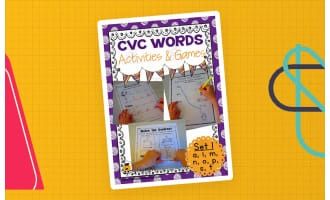 CVC Words Activity Packet - Set 1