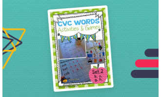 CVC Words Activity Packet - Set 2