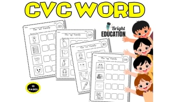 CVC Words Family Early Phonics Fun Activity