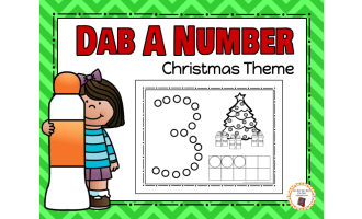 Dab a Number - Christmas Theme