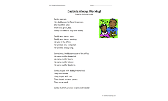 Complete the poem I Played a Game worksheet