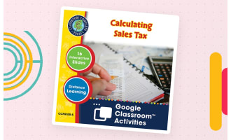 Daily Marketplace Skills: Calculating Sales Tax - Google Slides Gr. 6-12 (SPED)